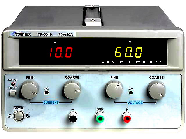 Sursa tensiune laborator, 1 canal, 0-60VDC, 0-10A, TP-6010