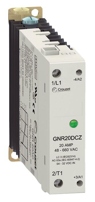 Releu Solid State 30A, comanda 32VDC, 48-600VAC, GNR30DCR, CROUZET