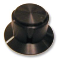 Buton aluminiu, diametru, 19/28.5mm, diametru ax 6.4mm, KB00050