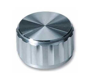 Buton aluminiu, diametru 18mm, diametru ax 4mm, 18S-4D