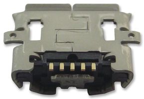 Conector micro USB-B soclu pcb, gold, 5 pini, ZX62R-B-5P, HIROSE