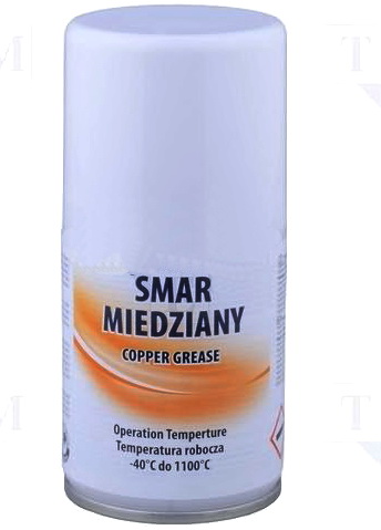 Spray vaselina inalta temperatura, 1100C, baza Cupru, SMAR-CU-100