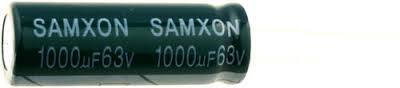 1000uF/63V, Condensator electrolitic, Low Esr, 12.5x35mm, SAMXON