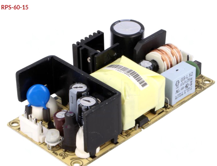 Sursa tensiune 15V, 4.8A, AC-DC, 60W, RPS-60-15
