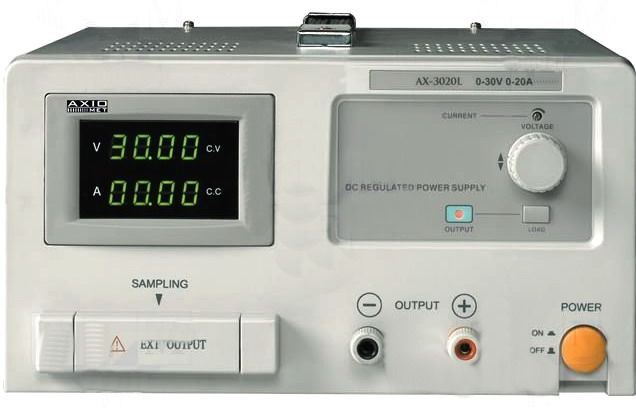 Sursa tensiune laborator, liniara, 0-30V, 20A, AX-3020L