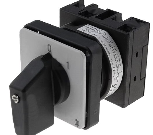 Comutator cu came, 2 pozitii, 20A, 1 pol, T0-1-15401/E