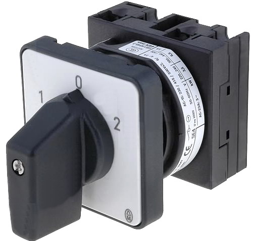 Comutator separator, 3 POZITII, 1 POL, 20A, T0-1-8210/E