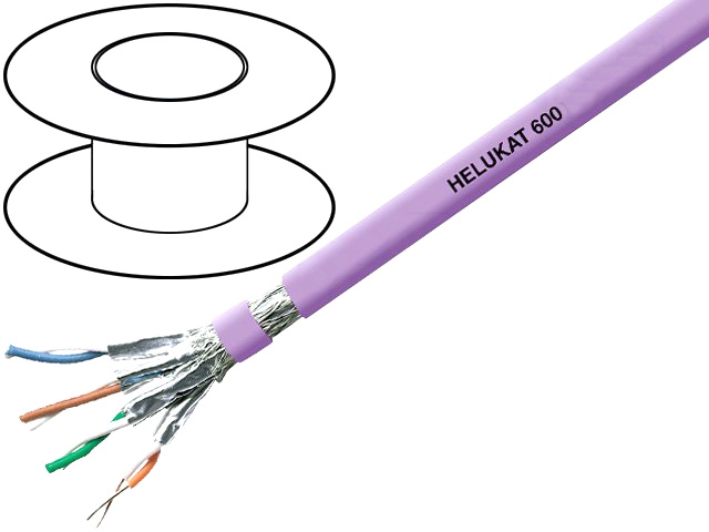 Cablu STP, FTP, categ 7, 80810, HELUKABEL