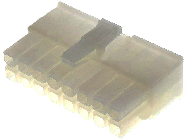 Conector Mini-Fit, mufa 16 pini, mama,  600V, 5557-16R, MOLEX