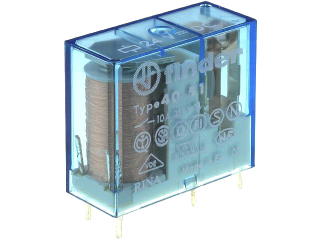 Releu 24VDC, SPDT, 10A, 40.51.9.024.0000, FINDER
