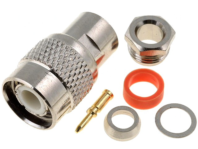 Mufa TNC, tata, pt cablu RG58, TNC-002