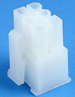 Conector Mini-Fit, mufa 6 pini, mama,  pas 4.2mm, 600V, 5557-06R, MOLEX