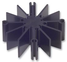 Radiator LED, ALUMINIU, star, 25.4mm, SA-LED-125E, OHMITE