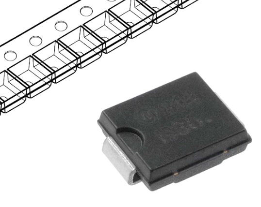 CDBC5100, dioda schottky, 100V, 5A, SMC, Comchip Technology