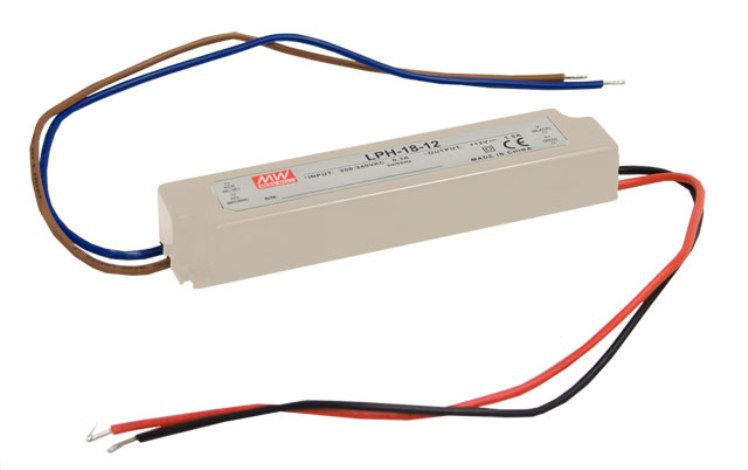 Sursa alimentare leduri, 17.5W, 6-25V, 0.7A, IP67, LPHC-18-700, MEANWELL