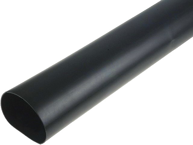 Manson termocontractabil; 3:1; 50mm; 1m; negru; MU47-50/16-BK, HELLERMANNTYTON