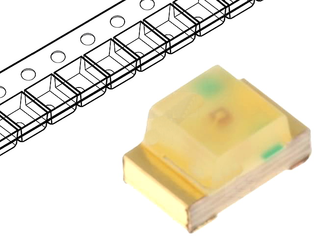 Led SMD, 0805, alb, neutru, 2x1.25mm, 3200K, OF-SMD2012W