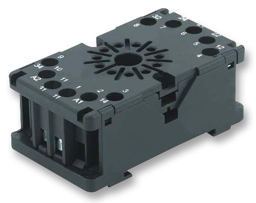 Soclu releu 11 pini; 10A; 300VAC; sina, MCCDSB-11