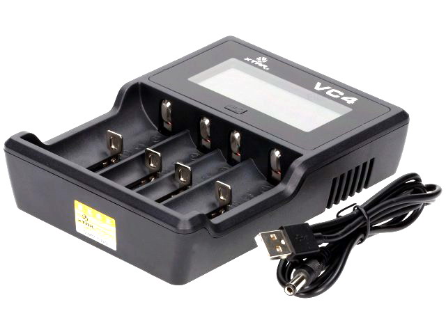 Incarcator acumulatori; Li-Ion, Ni-MH; 1A; 4 pozitii, XTAR-VC4