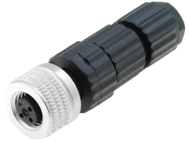Conector 3 pini; M8, mama; drept; 4A; 933366-100, HIRSCHMANN