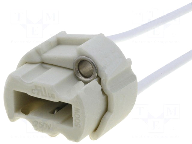 Soclu lampa, dulie bec G9, ceramica, HAL-G9