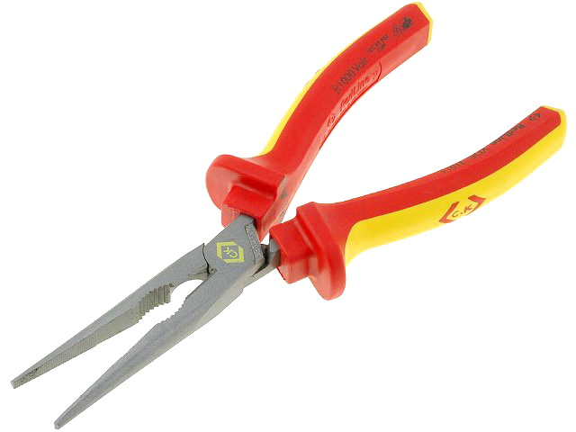 Cleste drept, virf ascutit, izolat, 1000VAC, 1500VDC, 200mm, CK-39076-200