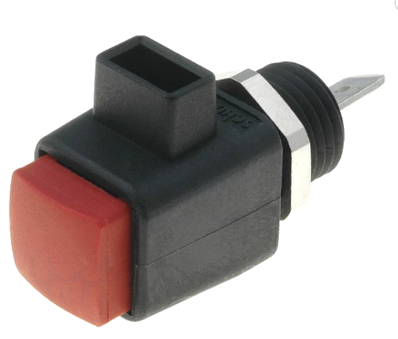 Conector clema, panou, 300VDC, 16A, rosu, ESD798-RT, SCHUTZINGER
