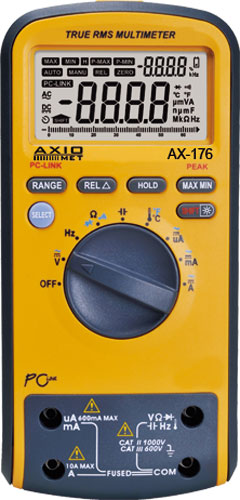 Aparat de masura digital, LCD 6600, temperatura, frecv 66MHz, software, USB, AX-176, AXIOMET