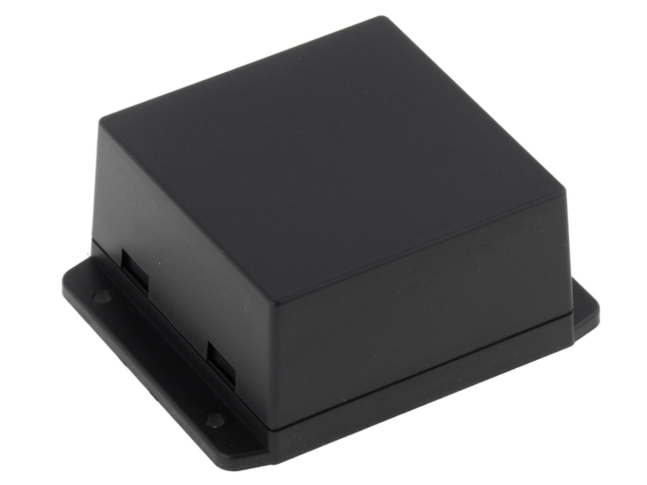 Carcasa ABS; neagra; 80.6x80x43.5mm; NUB808043BK