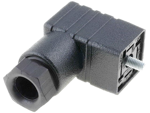 Mufa mama patrata, 3+PE; in unghi; 6A; 250V; IP65; TIP C, GDS307SW