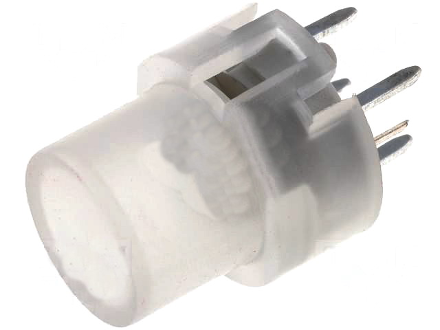 Push buton, PCB, led albastru, OFF-(ON), KS01-BL-4