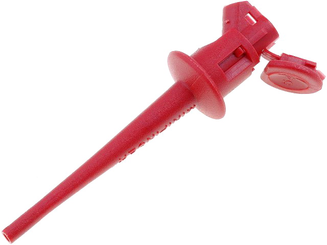 Clema test masura, 5A, 300VDC, minipincer, POM-5418-0, POMONA