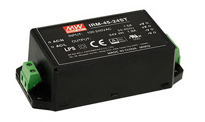 Sursa tensiune 24V, 1.9A, AC-DC, IRM-45-24ST