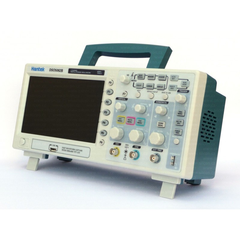 Osciloscop digital, color, 2 canale, 60MHz, DSO5062B, HANTEK