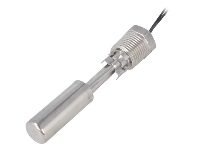 Senzor de nivel, inox, montare orizontala, 200VAC; -20...100°C, 1A; 70W, KSL100-1, PROFFUSE