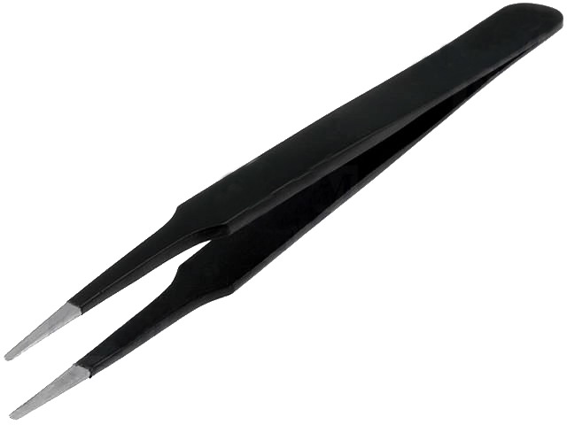 Penseta ESD, 120mm, rotunjita, varf 2mm, NB-ESD13