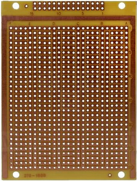 Placa cablaj, test, 72x95mm, 720 puncte, pas 2.54mm, PC-12