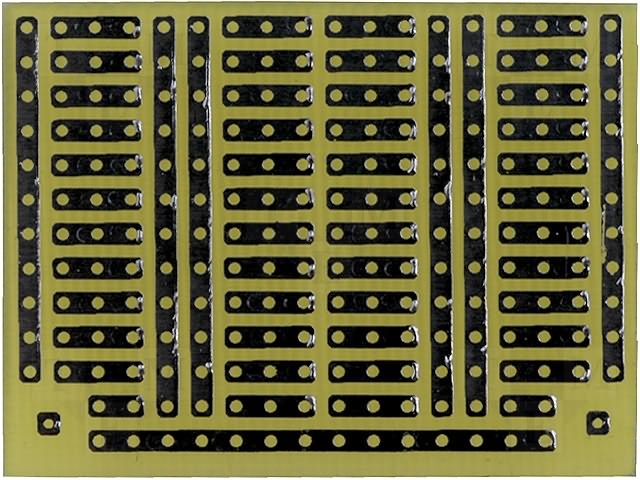 Placa cablaj, test, 48x35mm, 226 puncte, pas 2.54mm, PP-UM7