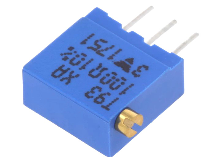 Semireglabil 100R, multitura, RM5, 19 ture, T93XA100R, VISHAY