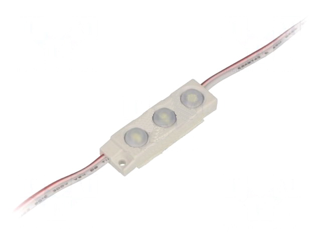 Modul 1 LED, alb, 12V, 27lm, 29x18mm, LMV-LMIN-S-W1