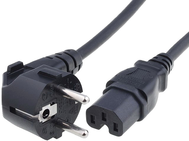 Cablu alimentare, calculator, IEC C15, mamă, temperatura inalta, negru, 3m, SN313-3/10/3.0B