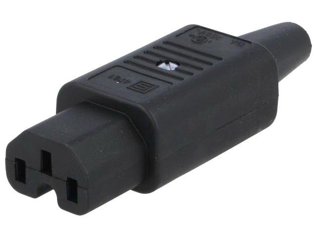 Mufa alimentare, mama, IEC 60320, C15, temperatura inalta, VDE, 10A, 4781.0100, SCHURTER