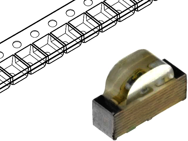 LED smd, albastru, 465nm, 50-120mcd, 3x1mm, 3.3-4V, KPA-3010QBC
