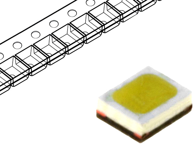 LED SMD, 1.5W, alb rece, 90-110lm, OSW42016C1EC-500MA