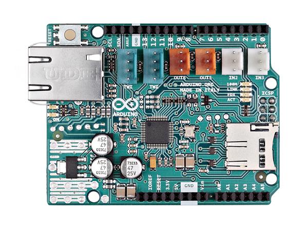 Modul Arduino, Ethernet, SPI; soclu microSD, ARDUINO, A000024