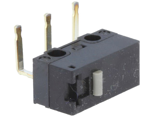 Microintrerupator, SPDT; ON-(ON), D2F-01-A, OMRON