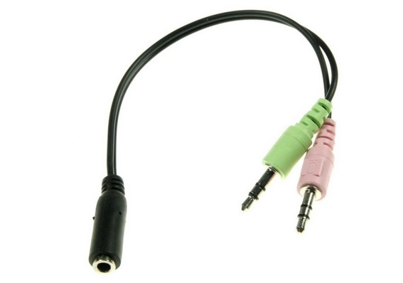 Adaptor casca, cablu jack 3.5mm, mama, stereo, la 2x jack 3.5, 3 pini, CABLE-J204
