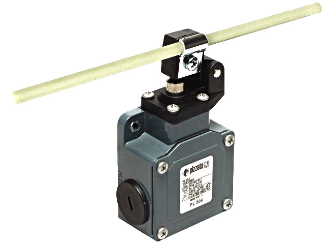 Limitator cursa, tija fibra sticla, NO, NC, 10A, PIZZATO, FL504