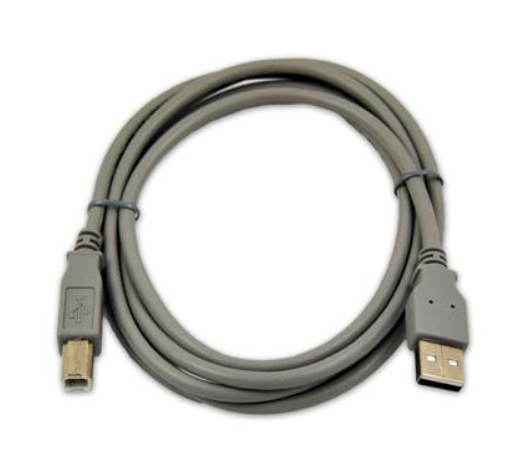 Cablu USB A mufa, USB B mufa; aurit; 5m; gri; K2784-5