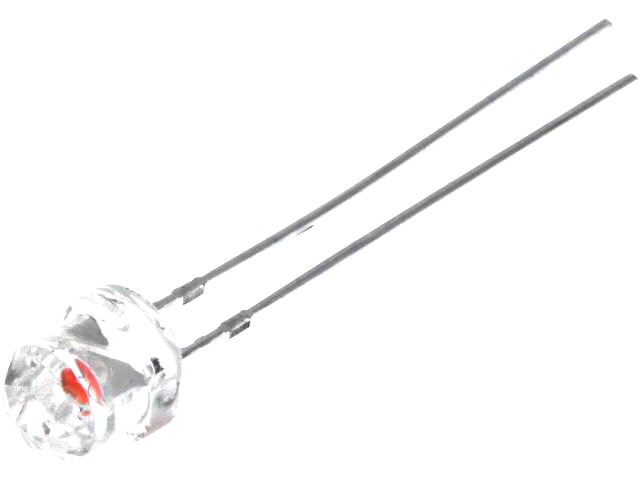 Led roz, 4.85mm; 500-750mcd; 2.9-3.6V; 20mA; Diamond; OSK5DKEDD1A